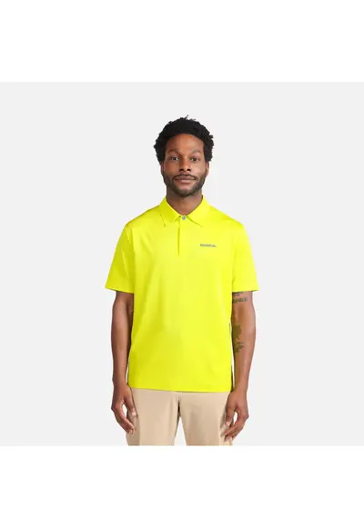 Tricou polo Lycian Polo - culoare galben - pentru barbati - marime