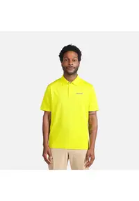Tricou polo Lycian Polo - culoare galben - pentru barbati - marime