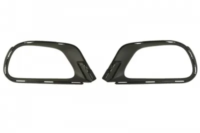 Element bara fata stanga dreapta (2 buc., plastic, negru) potrivit CITROEN C3 III 09.20