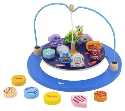 Joc educațional pentru echilibru Viga Toys - Sistem solar