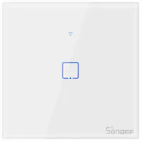 Intrerupator Smart cu Touch Wifi + RF 433 Sonoff T1 EU TX, 1 canal 6920075725216