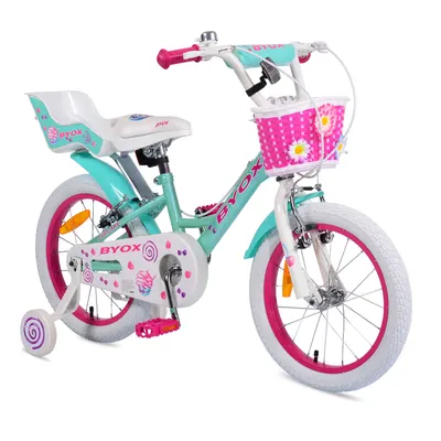 Bicicleta pentru copii 16'' Byox - Cupcake, mentă