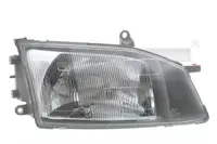 Far fata Dreapta (H4, mecanic, culoare insert: argintiu) potrivit TOYOTA HIACE IV