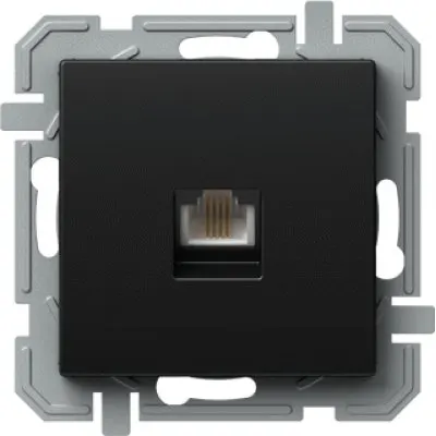 Priza, Simpla, Tel Lt Rj11 6/4, Negru, Tem Modul Tem-Kq35bkxo-U