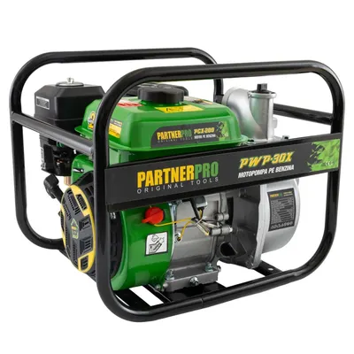 Pompă de apă pe benzină 2' PARTNERPRO PWP30X, 30 m³/h, 6.5 HP , MOTOR 4T
