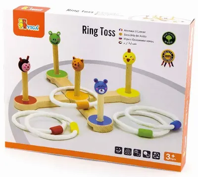 Set de joacă Viga - Inele de aruncat