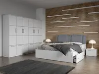 Set dormitor complet Alb - Acapulco - C17