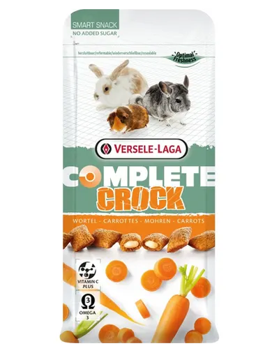 VERSELE-LAGA Crock Complete Carrot Recompense pentru rozatoare si iepuri, cu morcov 50 g