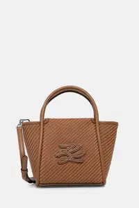 Karl Lagerfeld geantă crossbody pentru femei împletită K/AUTOGRAPH