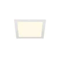 Spot incastrat, SENSER 24 Ceiling lights, white Indoor LED recessed ceiling light square white 3000K,