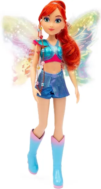 Păpușă Winx Fairy Light Up - Bloom, 27 cm
