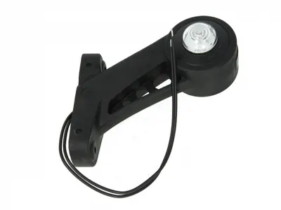 Lumina delimitare dreapta, alb, LED, brat scurt, 12 24V