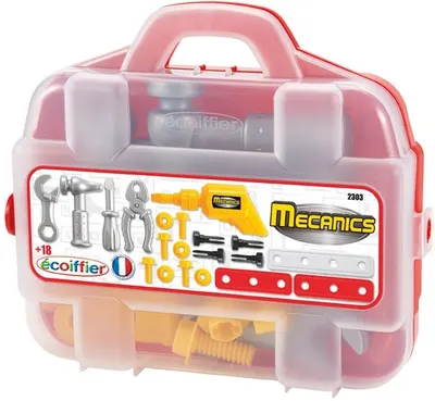 Set Ecoiffier - Trusa cu instrumente, 20 piese