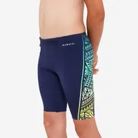 Costum de baie înot tip jammer Fitib fatu galben Băieți adolescenți