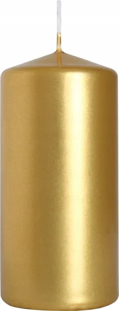 Lumânare Bispol Aura - auriu, 150 g
