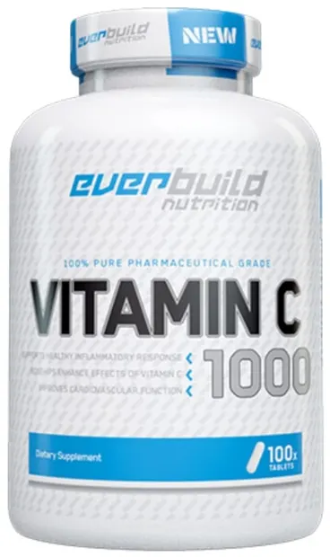 Pure Vitamin C 1000, 100 tablete, Everbuild