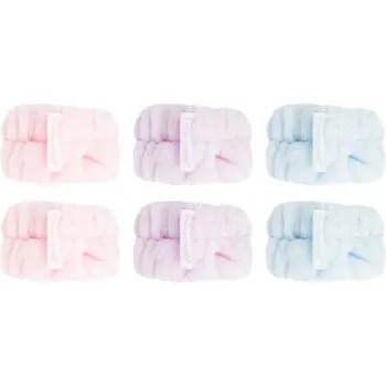 Brushworks Pastel Microfibre Wrist Wash Bands brățară absorbantă pentru spălarea feței