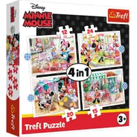 Puzzle Trefl 4 in 1 -Minnie and friends