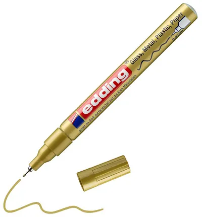 Marker permanent Edding 780 - aurie