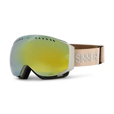Ochelari schi și snowboard SINNER Emerald, Gri Deschis, Unisex