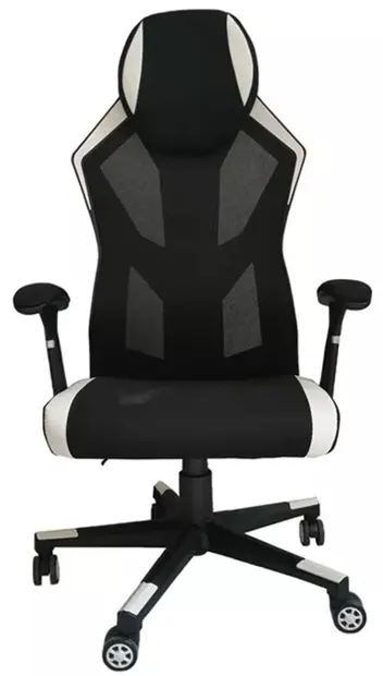 Scaun gaming RFG - Soft Game, negru/alb