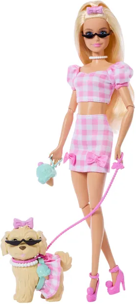 Papusa Barbie - Cu animal de companie și accesorii