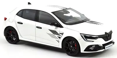 Model de colecție NOREV Modern: Mașini - Renault Megane R.S. Ultime (2023) (Pearl White)