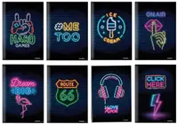 Caiet școlar Blasetti Imperdibili Neon A4 - 38 de foi, randuri largi, sortiment