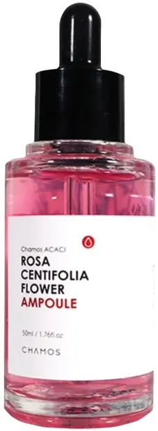 Chamos Acaci Ser de fiole pentru strălucire și luminozitate Rosa Centifolia Flower, 50 ml