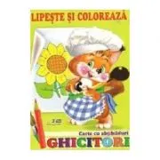 Lipeste si coloreaza. Veverita