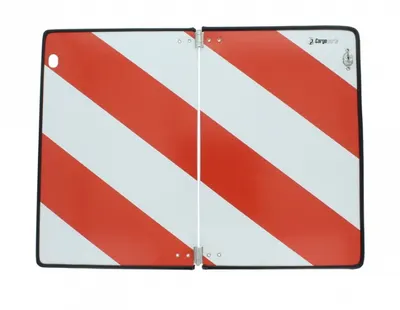 Tablita placa avertizare informare pliabila 40x30cm, Cargoparts