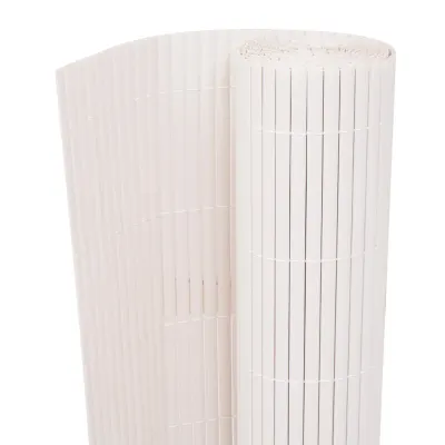 vidaXL Gard de Grădină Alb 150 x 500 cm PVC