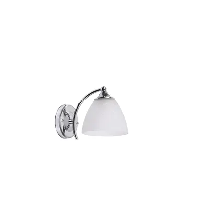 Aplica Arlo Alb+Crom 1xE27 60W
