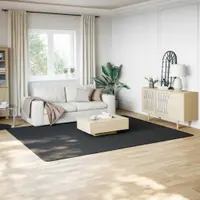 vidaXL Covor Shaggy Negru 240x305 cm Poliester