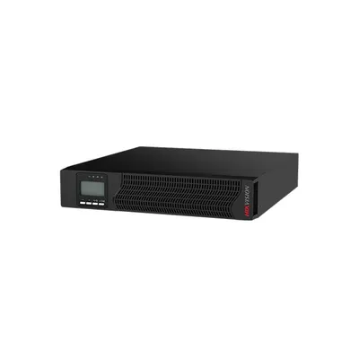 UPS Online cu dubla conversie monofazat Hikvision DS-UPS01K24-R-TJS, 1000VA / 900W, 8 prize C13