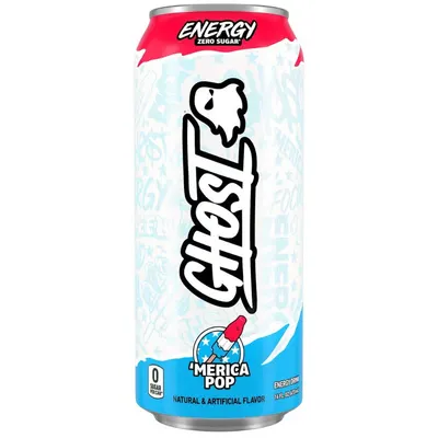 Bautura Energizanta cu Aroma De ‘merica Pop, Ghost Energy Drink 473ml