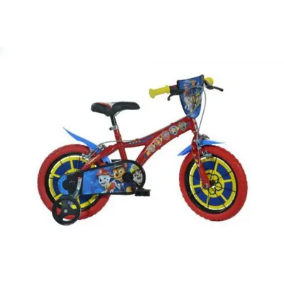 Bicicleta copii 3-5 ani, 14 inch, Paw Patrol, Dino Bikes DB614PW