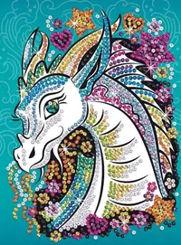 Artă cu paiete - Artă cu paiete, Dragon