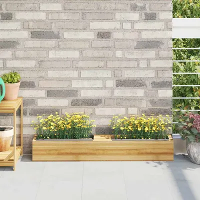 vidaXL Cutii de flori pentru europaleți 12 buc. gri 36x13,5x9,5 cm PP