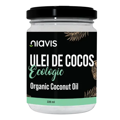 Ulei de cocos extravirgin ecologic, 220ml, Niavis