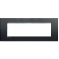 Placa ornament ,7 module, antracit, living light, BTICINO