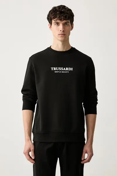 Trussardi hanorac pentru bărbați din bumbac