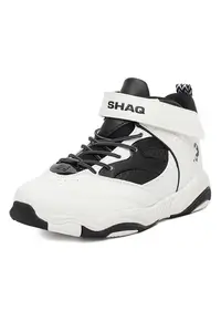 Pantofi sport de copii - alb - material sintetic - sistem inchidere Velcro