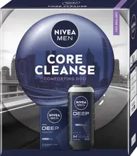 Nivea Men Set cadou Core Cleanse, 2 piese