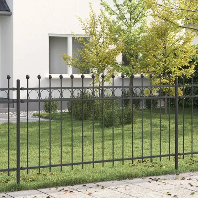 vidaXL Zăbrele in Formă de Inel TILBURG 200 x 150 cm Negru