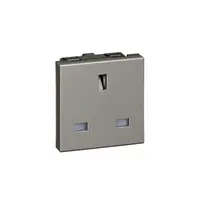 priza Arteor - BS 1363 - 13 A - 2P+E - 2 module - magnesium