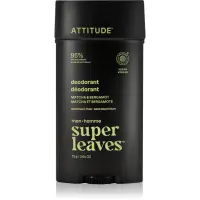 Attitude Super Leaves Men Deodorant deodorant fără aluminiu pentru bărbați Matcha & Bergamot 75 g