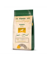 FITMIN Dog Mini Puppy Lamb&amp;Beef 12 kg Sac hrana catei talie mica, cu miel si vita