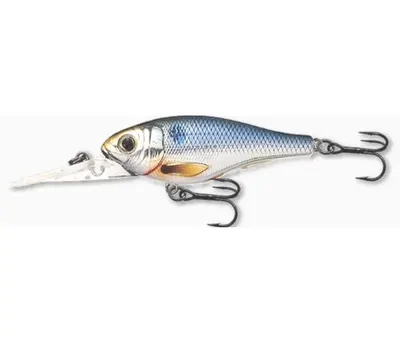 Vobler Live Target Threadfin Shad Crankbait 7,5cm/14g Silver/blue