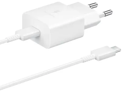 Încărcător Samsung - EP-T1510XWEGEU, USB-C, 15W, alb